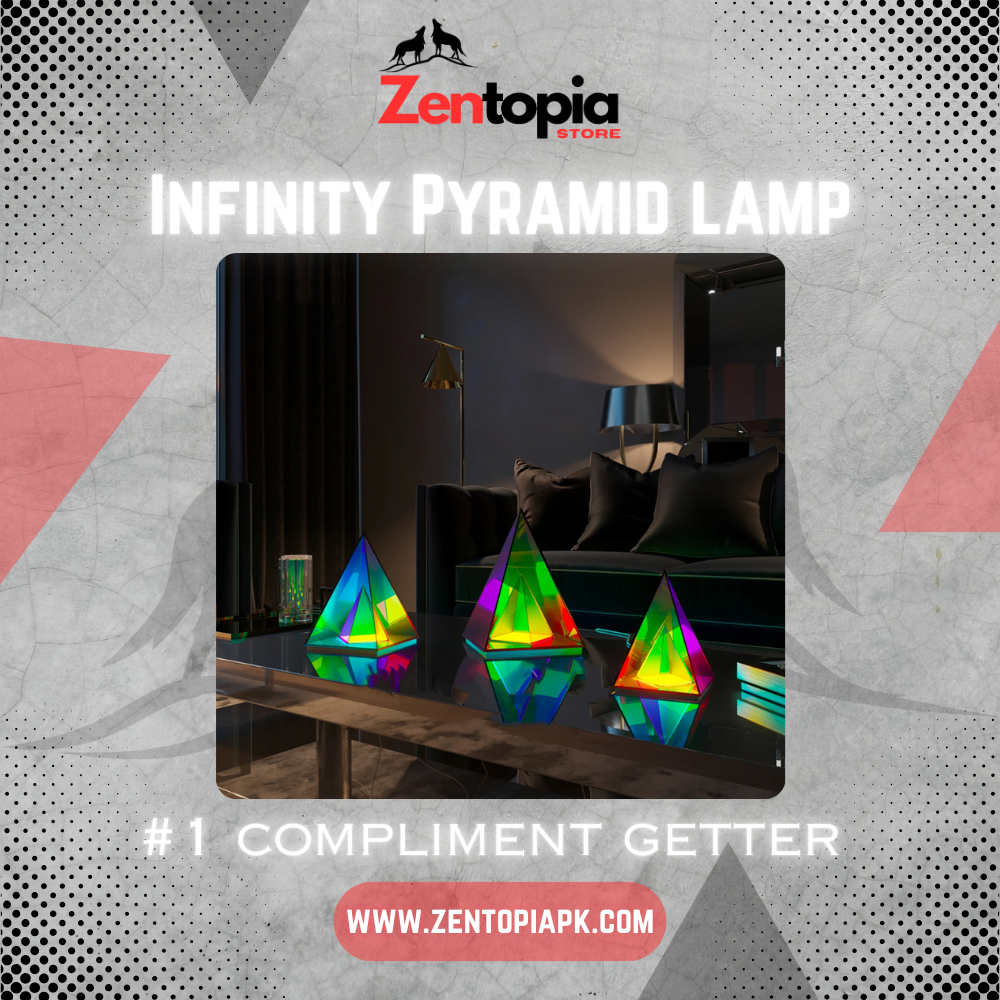 Infinity Pyramid Lamp